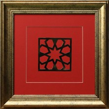 E38 El Işçiliği Pirinç Tablo 40*40 cm - 6451