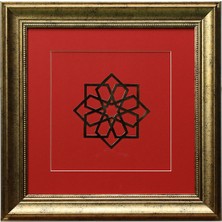 E38 El Işçiliği Pirinç Tablo 42*42 cm - 6449