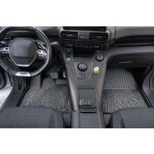 Rizline Premium Toyota Proace City 2019 Sonrası Uyumlu Havuzlu Paspas | Katlanabilir Ön Yolcu