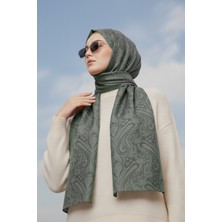 Kamer Scarf Etnik Desen Jakar Şal