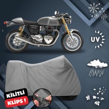 ULTRASHOP Trıumph Thruxton 1200 R Motosiklet Branda Su Geçirmez Motor Branda