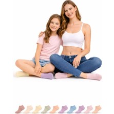 Dündar Kadın/Çocuk Modal Patik Çorap Asorti 4' lü Paket