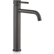 Orka Grıd Yüksek Tip Lavabo Bataryası Mat Gri