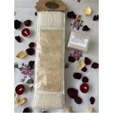 Tuncel Store Uzun Sırt Kabak Lifi ve Eşek Sütlü Doğal Sabun Lifli