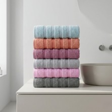 Vienna Home 6’lı El Havlusu Seti Pamuklu Yumuşak Dokulu Hızlı Kuruyan El & Yüz Havlusu