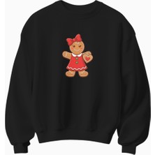 Yılbaşı Kurabiye Temalı Sweatshirt (Kadın)