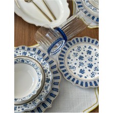 MD Mimoza Dekor Yemek Takımı 50 Parça 6 Kişilik Azure