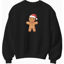 Yılbaşı Kurabiye Temalı Sweatshirt (Erkek)