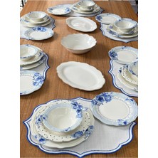 MD Mimoza Dekor Yemek Takımı 33 Parça 6 Kişilik Bluemelia