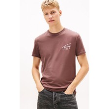 Tommy Hilfiger Erkek Tjm Regular Sign Backprint T-Shirt