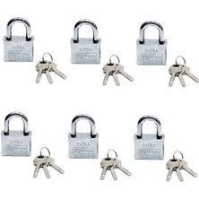 Mivexa Outdoor Outlet Akıllı Anahtarlı Asma Kilit 6lı Set