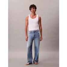 Calvin Klein Erkek Mavi Calvin Klein Baggy Dıamond Cove Jean Mavi Erkek Jeans