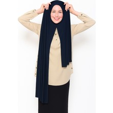 Moda Nokta Hazır Pratik Geçmeli Lüks Organik Düz Penye Şal Eşit Hizalı Taba