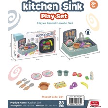 Kiddico Toys Lavabo Seti Meyve Kesmeli