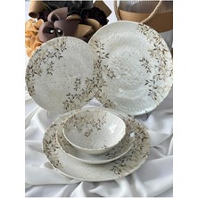 MD Mimoza Dekor Yemek Takımı 24 Parça 6 Kişilik Elit