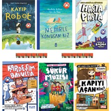 Timaş Çocuk Çizgi Roman- Kayıp Robot, Kardeşim Bavulda, Kapıyı Açan Kim(6kitap) 4.5.sınıf