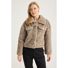 Home Store Kısa Peluş Mont