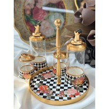 MD Mimoza Dekor Floral Yağlık Sirkelik