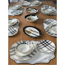 MD Mimoza Dekor Yemek Takımı 38 Parça 6 Kişilik Elegantra