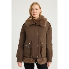 Home Store Katlı Çift Yaka Mont