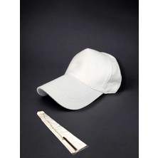 Ceritoğlu Unisex Ayarlanabilir Düz Sport Tarz Şapka Kolye Hediyeli