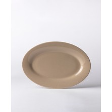 Madame Coco Cielo Kayık Tabak - Bej - 30 cm