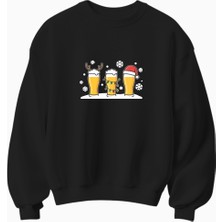 Yılbaşı Beer Temalı Sweatshirt
