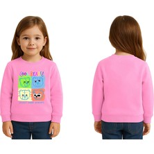 Sedirli Unisex Ayıcık Bear Baskılı Çocuk Swaetshirt 3 Iplik Şardonlu