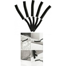 Mivexa Outdoor Outlet 5 Adet Ince Kıl Fırça Banyo Mutfak Pencere Oluk Klozet Kenarı Kavisli Detay Temizleme Fırçası