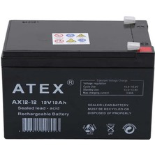 Atex AX12-12 12V 12AH Akü