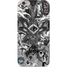 Manitoba Iphone 6 Plus / 6s Plus Uyumlu Baskılı Yumuşak Silikon Şeffaf Telefon Kılıfı