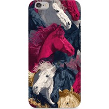 Manitoba Iphone 6 Plus / 6s Plus Uyumlu Baskılı Yumuşak Silikon Şeffaf Telefon Kılıfı