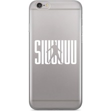 Manitoba Iphone 6 Plus / 6s Plus Uyumlu Baskılı Yumuşak Silikon Şeffaf Telefon Kılıfı