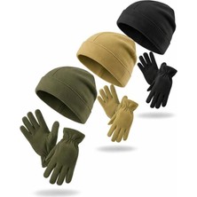 Single Sword Polar Bere Seti 3’lü | Unisex Kadın Erkek Şapka Kışlık