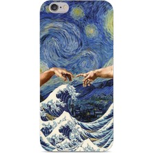 Manitoba Iphone 6 Plus / 6s Plus Uyumlu Baskılı Yumuşak Silikon Şeffaf Telefon Kılıfı