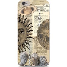 Manitoba Iphone 6 Plus / 6s Plus Uyumlu Baskılı Yumuşak Silikon Şeffaf Telefon Kılıfı