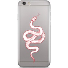 Manitoba Iphone 6 Plus / 6s Plus Uyumlu Baskılı Yumuşak Silikon Şeffaf Telefon Kılıfı