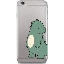 Manitoba Iphone 6 Plus / 6s Plus Uyumlu Baskılı Yumuşak Silikon Şeffaf Telefon Kılıfı