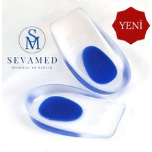 Topuk Yastığı ve Ortopedik Jel Topukluk, Topuk Dikeni ve Ağrısı Için Destekleyici Rahatlatıcı Topuk Kırmed