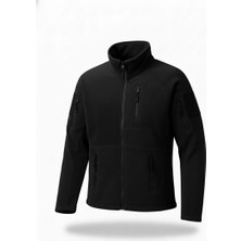 Beevos Askeri Termal Taktik Polar Ceket Erkek Full Fermuarlı 5 Cepli Soğuk Geçirmez