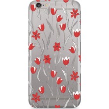 Manitoba Iphone 6 Plus / 6s Plus Uyumlu Baskılı Yumuşak Silikon Şeffaf Telefon Kılıfı