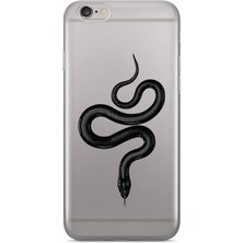 Manitoba Iphone 6 Plus / 6s Plus Uyumlu Baskılı Yumuşak Silikon Şeffaf Telefon Kılıfı