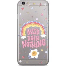 Manitoba Iphone 6 Plus / 6s Plus Uyumlu Baskılı Yumuşak Silikon Şeffaf Telefon Kılıfı