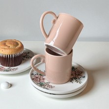 Kütahya Home 12 Parça Desenli Porselen Kahve Fincan Takımı Tulu | 6 Kişilik