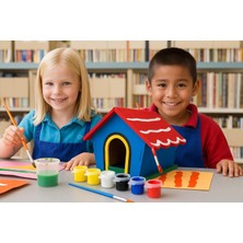 Forester Toys Boyanabilir Ahşap Kuş Evi Boyama Seti