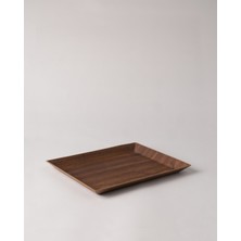 Madame Coco Murs Sunum Tabağı - Kahverengi - 30 cm