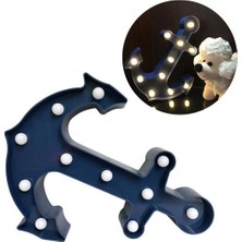 Mivexa Outdoor Outlet Çapa Tasarımlı Masa Lambası