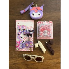 Gülümse Gel Kız Çocuk 17 Parça Set Kuromi Hediye Seti Karne Doğum Günü Yılbaşı Christmas Hediyesi Advent Calendar