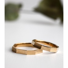 Narin Mücevherat Nar-In Altın Mücevherat Altın Yüzük Erkek Alyans 06