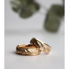 Narin Mücevherat Nar-In Altın Mücevherat Altın Yüzük Kadın Alyans 12